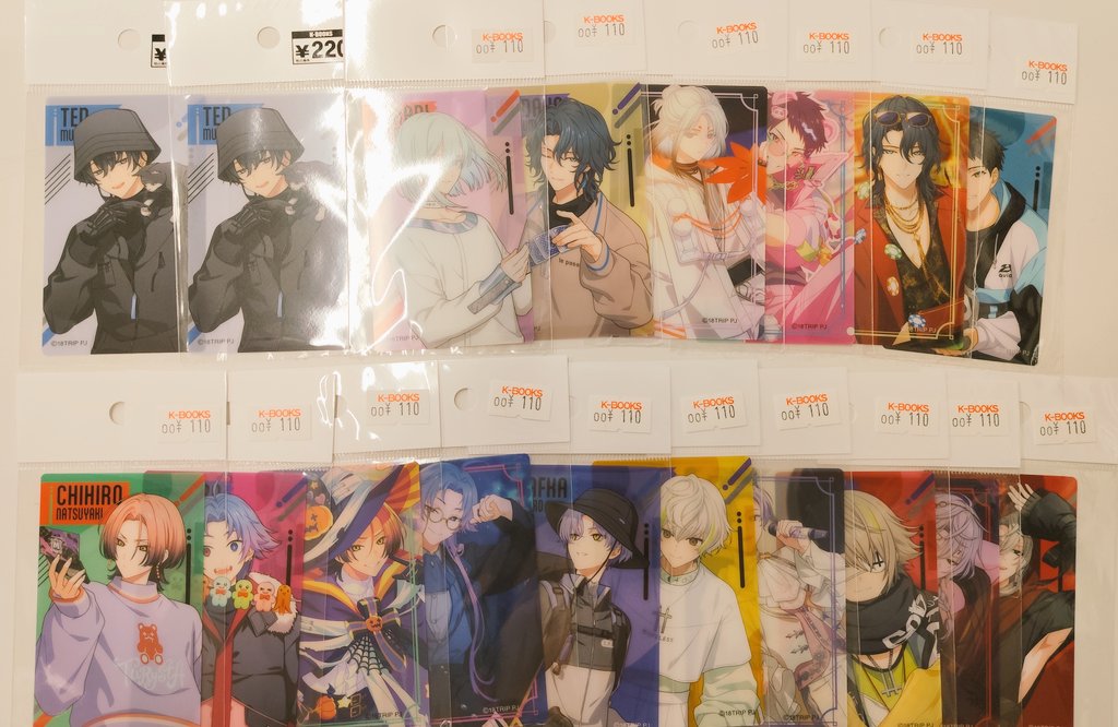 入荷情報】 18TRIP エイトリ 新作 ドット カード クリアカード 箔押し