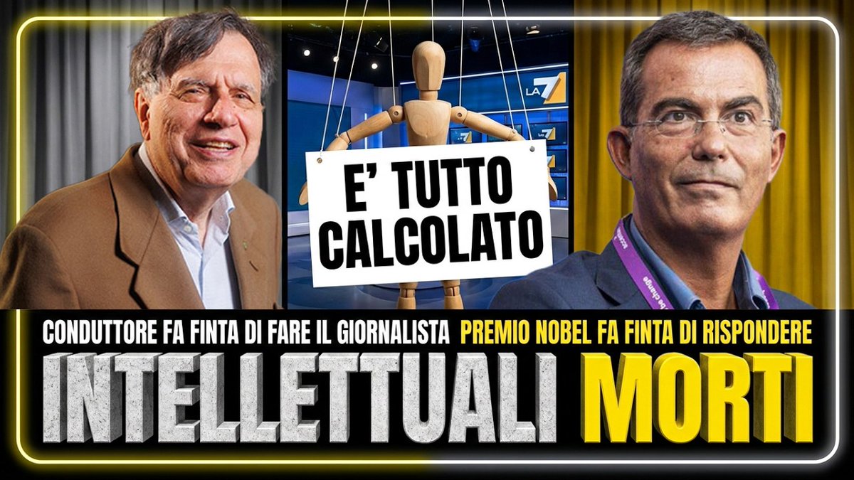 PauraeProfitto's tweet photo. LINK VIDEO: https://t.co/n50Uk0f5n0
(aiuta a condividere se lo ritieni opportuno)

GIORGIO PARISI vince il PREMIO NOBEL per la fisica oppure è il PREMIO NOBEL che si compra i favori di GIORGIO PARSI?

Qualunque sia la risposta, ENTRAMBI si piegano alla PROPAGANDA DI STATO !!! https://t.co/1HnWIzlJFl