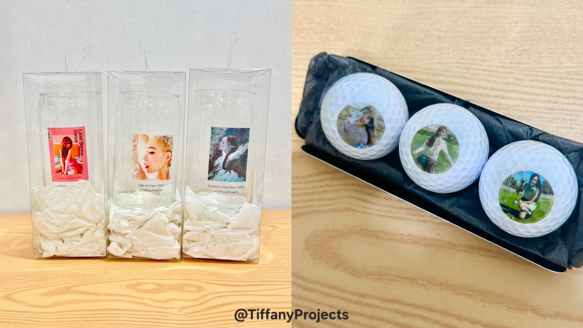 TiffanyProjects's tweet photo. TIFFANY YOUNG 10TH ANNIVERSARY SUPPORT

• 10-Year Professional Experience cushion
• Album milestone beer glasses
• Custom-print golf balls set
• Pressed flower frame with letter
• Congratulatory baby pink &amp; white mixed balloons
• Spring blossom flower bouquet

#TiffanyYoung https://t.co/iLkhVcA3BK