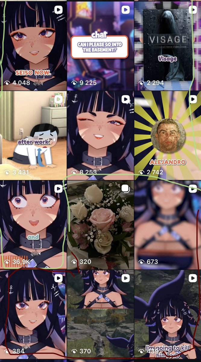 Sharkurin's tweet photo. How I went from 300 views to 2-8k on Instagram✨

First of all I would like to disclose that this is what worked for me, It's not a secret code you need to follow to a T.

Before I had such a hard time to break the 300 - 400 view jail and it was truly disheartening and I felt burned out, so I'm here in hopes on helping smaller vtubers who are starting out and feel lost.

1. Clear Bio
I think this one is a given, your shorts hook the viewer but you also need to maintain a clear profile bio.

(your niche) Vtuber | (what days and hour you go live)
Your email (if you have one) 
And your links

2. Reels Description 
Before my descriptions would be a one line quote and a spam of #.
People who came across my videos would just see a random moment, they wouldn't know who I am, what I do..

How I solved this?
I started writting longer descriptions instead, where I would introduce myself and I would leave a one line quote about the reel itself if I wanted to.

Here's my current description if you wanna try it out yourself:

I Gave Too Much Power To My Community.. (Title of the reel)
𓇼
Ahoy, my name is Sakurin and I'm a multiverse vigilante shark Vtuber!! I Play mainly horror games but we also yap a lot of stream about paranormal things and true crime! If you want to say hi, I stream LIVE on the purple site @ https://t.co/aUgnwgqkvP !!! 
-
-
#vtuber #anime #memes #animememes #funnyclips #horrorgames

3. Just have fun and be your chaotic self
The last one is the most simple yet some people forget.. You don't need to fit into a mold! You want to post variety? DO IT. You want to be a tech vtuber? Be it. You just talk about piss all the time? POST IT.

People on Instagram love fun moments between you and your community, as much as they also love Problem-solving content.

I'll leave a screenshot of my analytics attached since I started doing this.

At the end of the day you need to also remember, that this is your jorney, you are not late, you are not worse than the person standing next to you. 

YOU MATTER and You will find your success sooner or later.

GANBATTE 🤍
