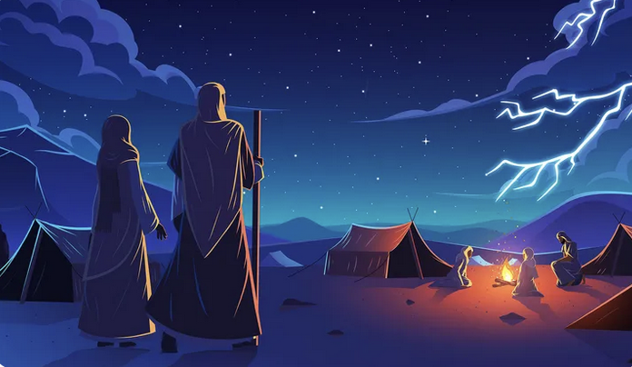 joinalephbeta's tweet photo. In Behaalotecha, Moses breaks: "Kill me — I can't carry this people anymore."

God doesn't agree. He spreads Moses' spirit to 70 elders and stays.

Rabbi Fohrman: when Moses can't stand up for the people, God picks up the slack. 🕯️

https://t.co/G12os756R9 https://t.co/CD7IhXKVjH