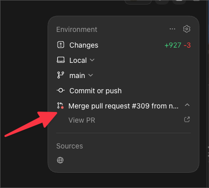nelson_keating's tweet photo. @thsottiaux showing old PRs - every new chat gets this  #309 for some reason..  its from like 2 months ago and no matter what codex does, codex (nor I) can figure this out https://t.co/YwEa4oKOQN