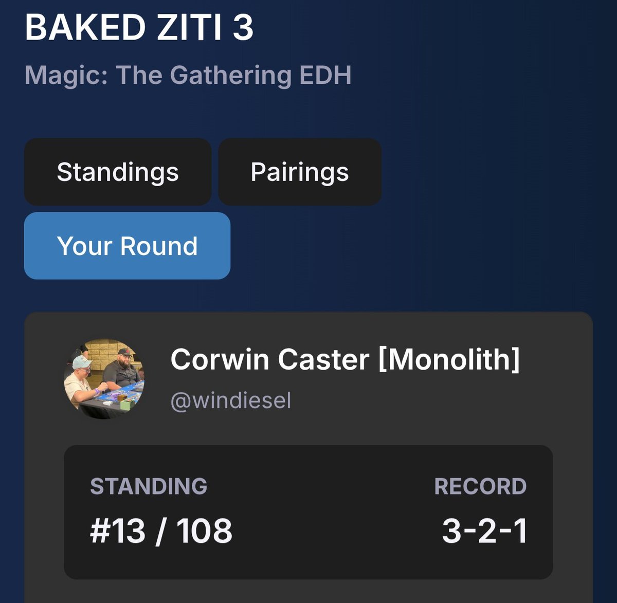 cory_caster's tweet photo. It doesn't matter how hard you get hit, it's about how many hits you can take AND KEEP MOVING FORWARD, THAT'S HOW WINNING IS DONE!!! After a drought of 9 events I got 13th on Rog/Ishai in my 1st platinum event on the deck 😁 https://t.co/6bNzb3HwLU