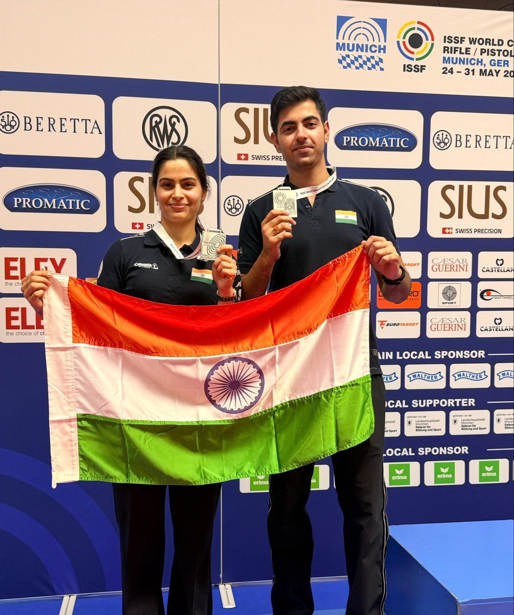Manu Bhaker🇮🇳 tweet media