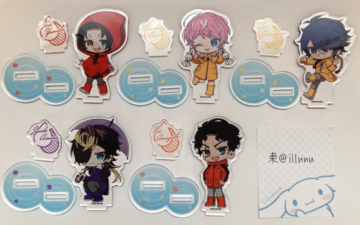 illnnu's tweet photo. 《交換・譲渡》 ヒプノシスマイク ヒプマイ スイーツパラダイス スイパラ アクリルスタンド アクスタ

譲┊︎ 二郎 乱数 帝統 十四 零

求┊︎アクスタ 寂雷
　　アンブレラマーカー寂雷(差額精算不要)
　　定価

郵送交換希望です。
お気軽にお声かけください。 https://t.co/6vYjkaCzMv