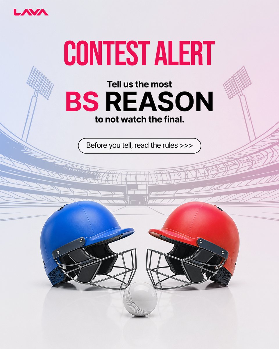 LavaMobile's tweet photo. Excuses to not watch the final are still bearable.
But tolerating your current smartphone's BS?
No. Never.

#ContestAlert #Contest #NoBullshit #LavaMobiles https://t.co/dw5Sm9SAHV