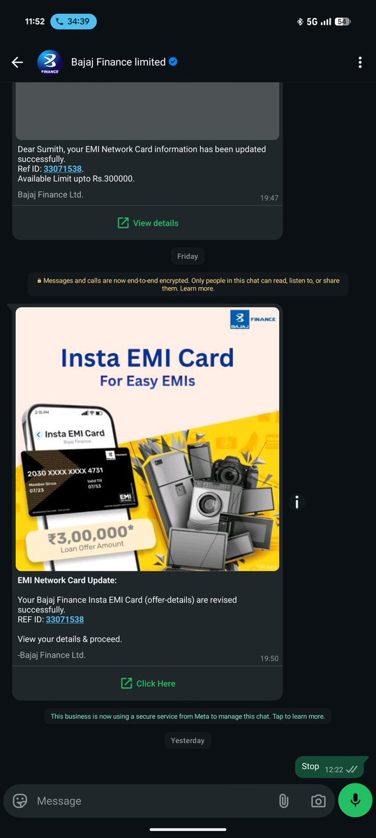 Sumithkumar88's tweet photo. @Bajaj_Finance I don't have an emi card. Which card are you talking about? https://t.co/pECztkLu0S