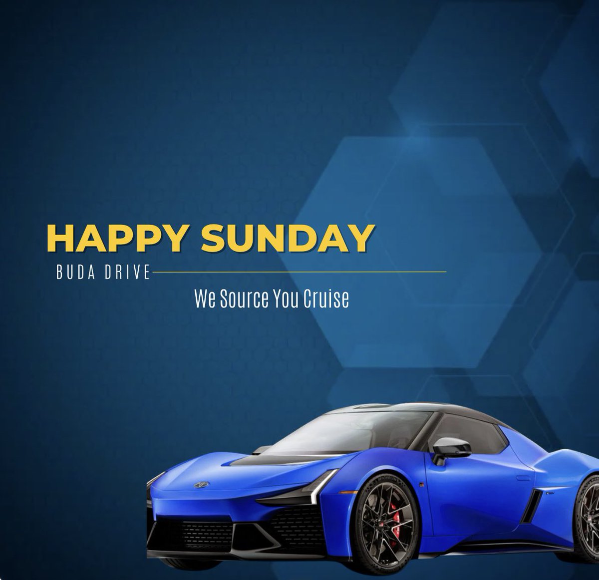 BudaDrive's tweet photo. Happy Sunday from Buda Drive! 🚘✨

May your day be filled with peace, joy, and smooth rides. Wherever you’re headed today, drive safe and enjoy every moment. 🙏🏽❤️

#HappySunday #BudaDrive #DriveWithConfidenc https://t.co/PiQGH5QA97