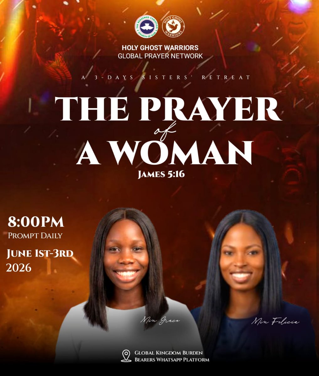 HolyGhostWPR's tweet photo. The Prayer Of A Woman

A praying woman is a spiritual pillar. While others see her silence, heaven hears her voice.  Her fervent prayers become seeds that produce testimonies in God's perfect time.

#HolyGhostWarriors
#Highlights 
#3DaysRetreat https://t.co/YCu2LmptGP