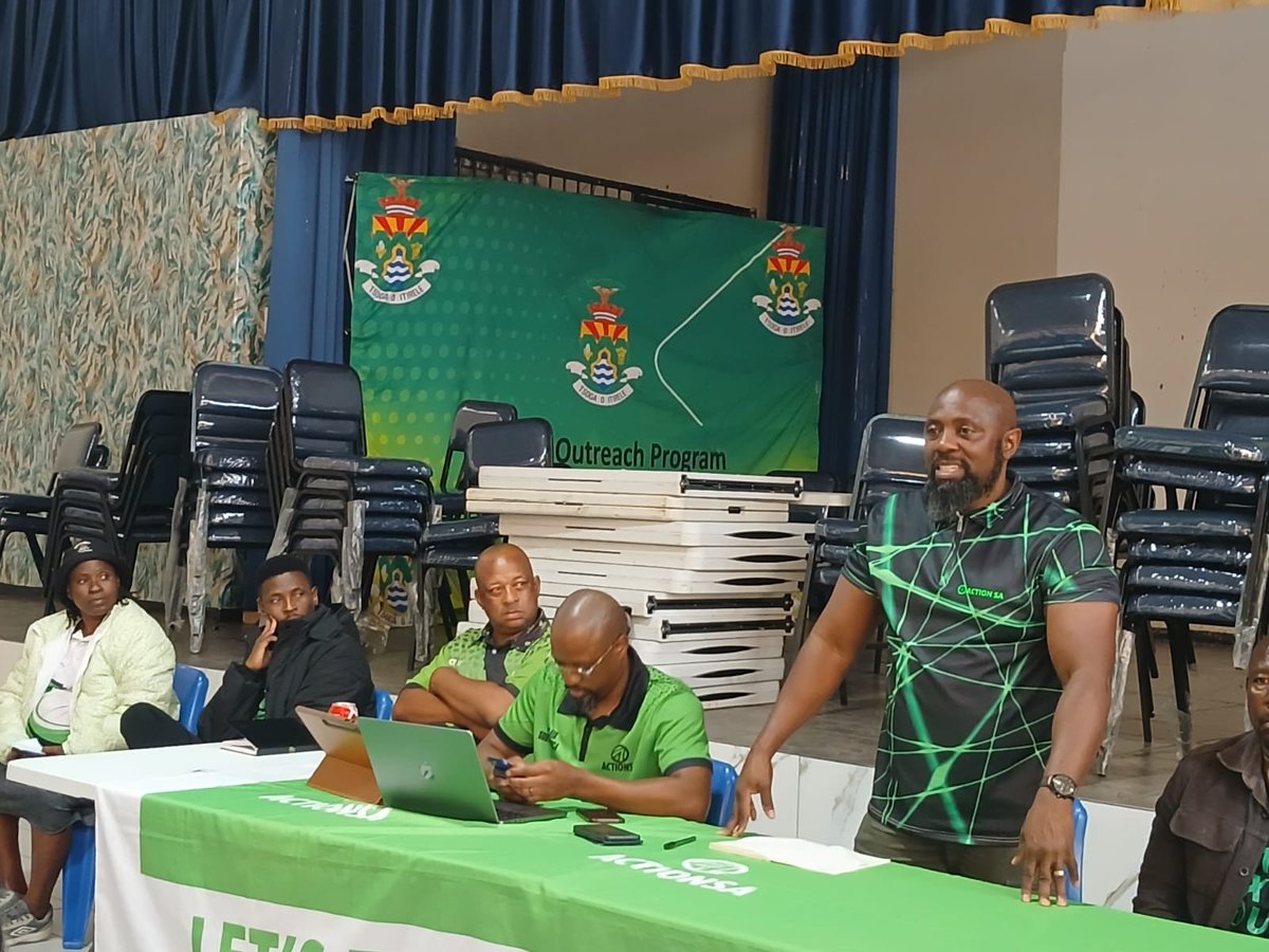 ActionSA_NW's tweet photo. ActionSA NW Provincial Chairperson's tour continues in Bojanala East, engaging Branch Chairpersons and Constituency Chairpersons to strengthen structures, build capacity, and prepare for the work ahead. Together, we are growing a stronger movement for change https://t.co/zVa0yssV4R