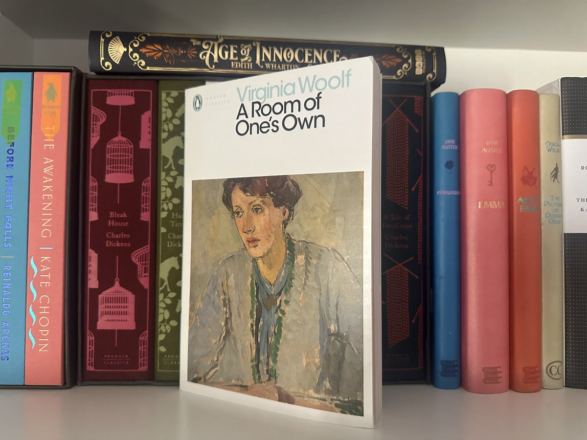 Reemyal93's tweet photo. Book 16 

A Rom Of One’s Own by Virginia Woolf

Rating ⭐️⭐️⭐️⭐️

This book was a feminist thought. Its central argument is that creative achievement depends on access to resources and opportunity which most women lacked in past time https://t.co/1CLCRceQkx