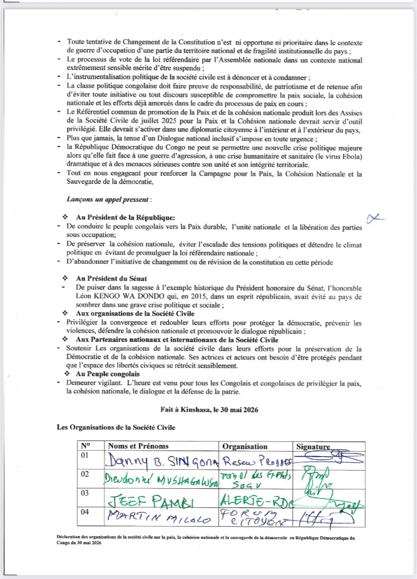 Les Congolais debout RDC tweet media