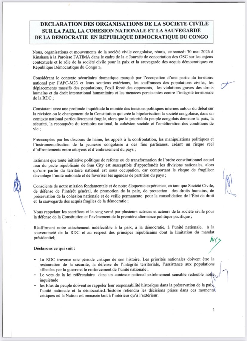 Les Congolais debout RDC tweet media