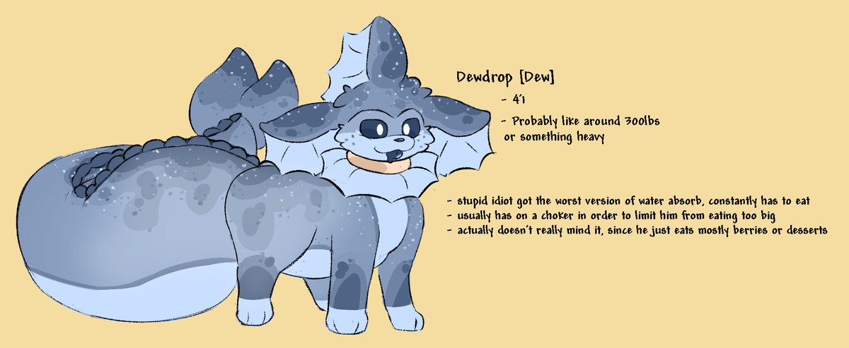 bloormthestorms's tweet photo. my stupid little chud vaporeon .. i like his design alot im proud of it https://t.co/Xe23Uoo2dF