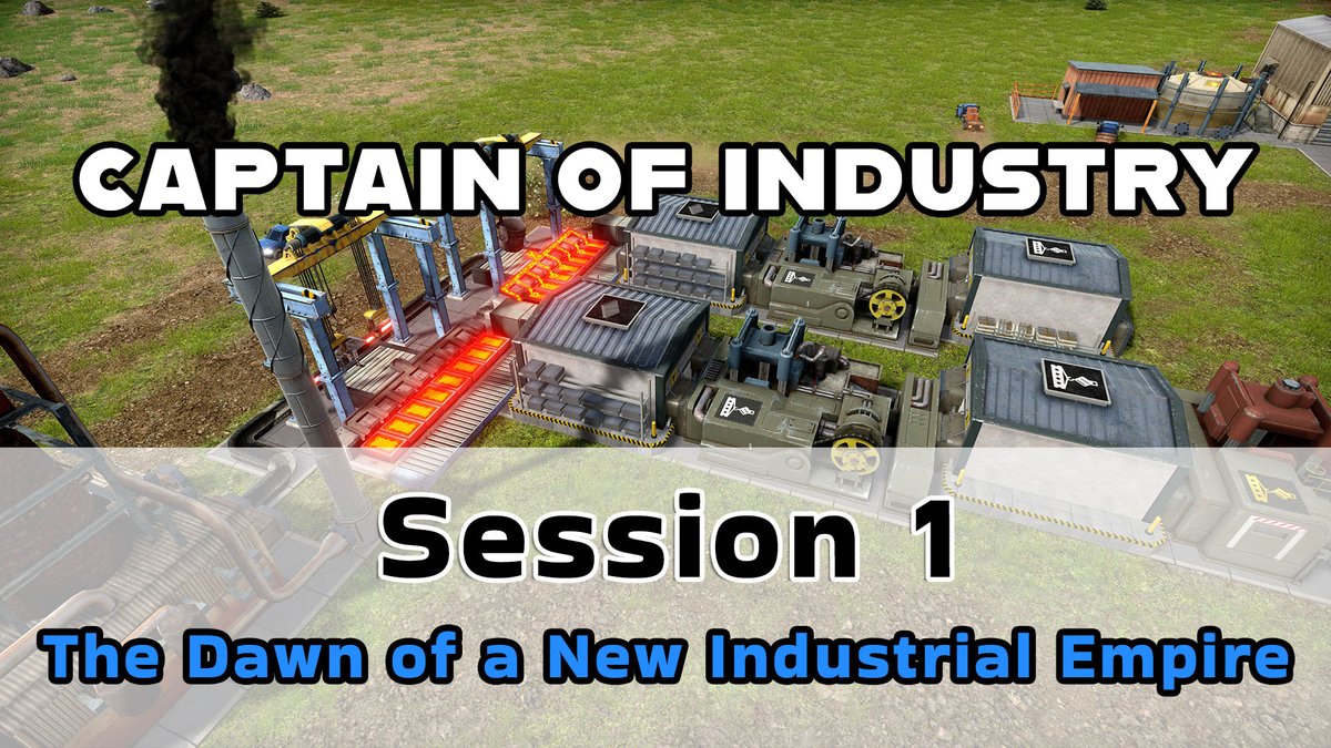 BartsWorkshop's tweet photo. Captain of   Industry - Session 1: The Dawn of a New Industrial Empire #CaptainofIndustry   #CaptainOfIndustrySeries #CaptainOfIndustryGameplay #SimulationGames #BaseBuildingGames   #StrategyGaming #FactorySim https://t.co/DpFohsA2CB https://t.co/aKKTNspa8t