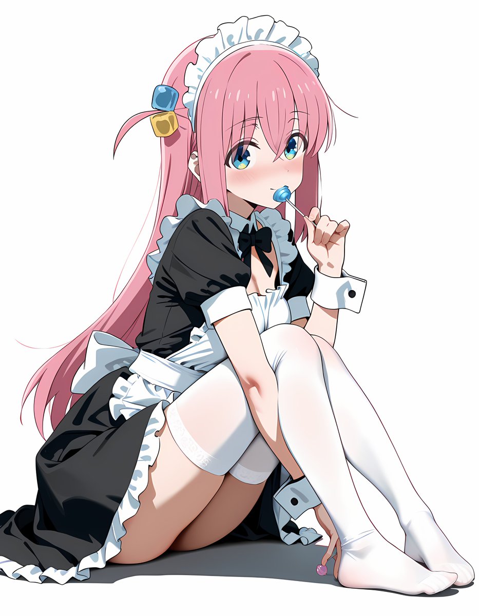 Dikar_ai's tweet photo. Sipping on a sweet lollipop 🍭💖😊
#SFW #BocchiTheRock #ぼっちざろっく #Bocchi https://t.co/Rs4TrnS5f9