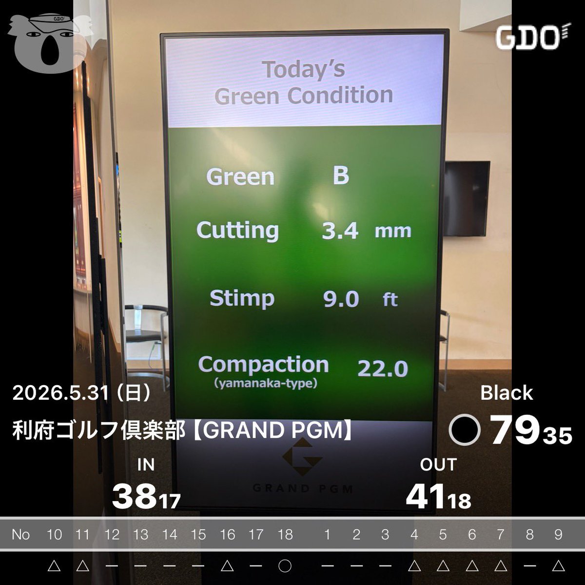 return_golf's tweet photo. 先日教わったアプローチ打ち方とドライバーライ角調整のおかげだな👍
少し居残り練習してから帰ろ🚗💨 https://t.co/wwQ4ap4RIU