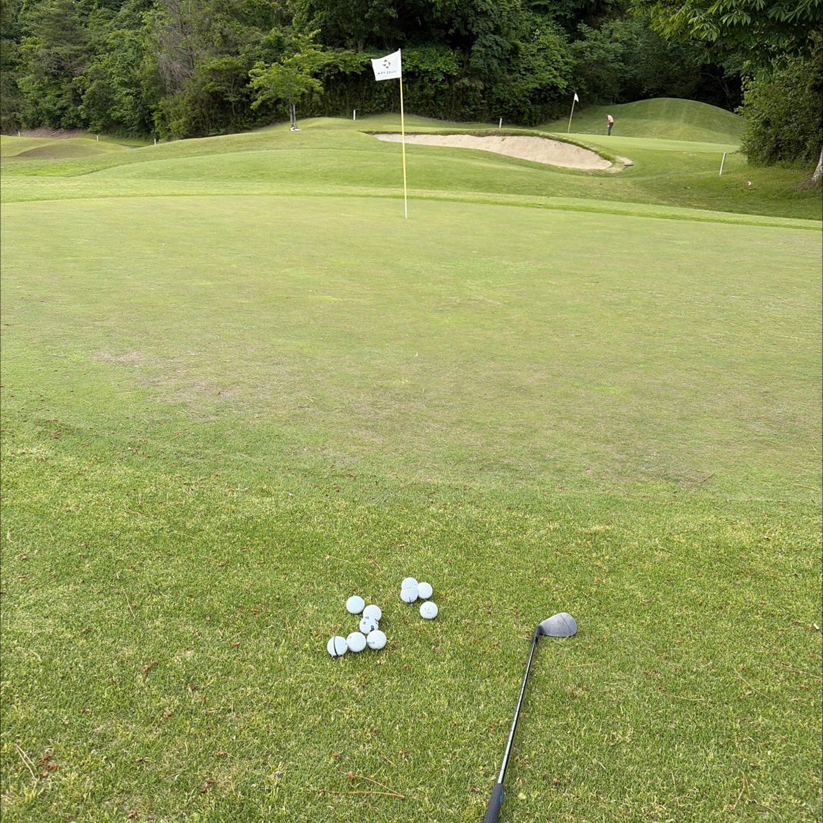 return_golf's tweet photo. 先日教わったアプローチ打ち方とドライバーライ角調整のおかげだな👍
少し居残り練習してから帰ろ🚗💨 https://t.co/wwQ4ap4RIU
