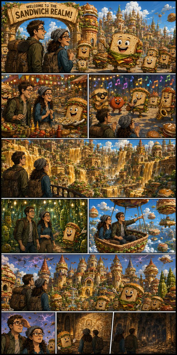 ajcwebdev's tweet photo. Tonight’s episode of the sandwich chronicles begins where the last one left off.

Our heroes have been transported through the sandwich portal into The Sandwich Realm where ancient stories are foretold... https://t.co/HHFaO1J5Gp