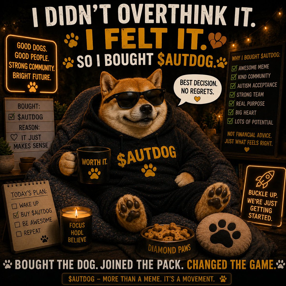 Noobate2's tweet photo. $AUTDOG
CA:CLRScyywR3CQSZBTrQpvyy3U5FwajnR4Xa3h9Wisdoge https://t.co/cZdmD8V3wc