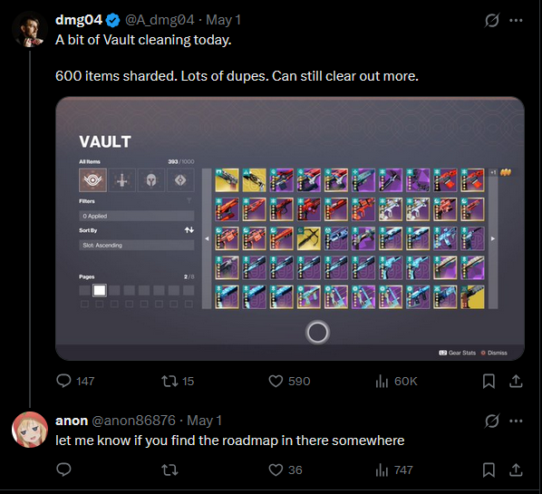anon86876's tweet photo. @A_dmg04 I guess the roadmap wasn't in there https://t.co/oRrOOLWssZ