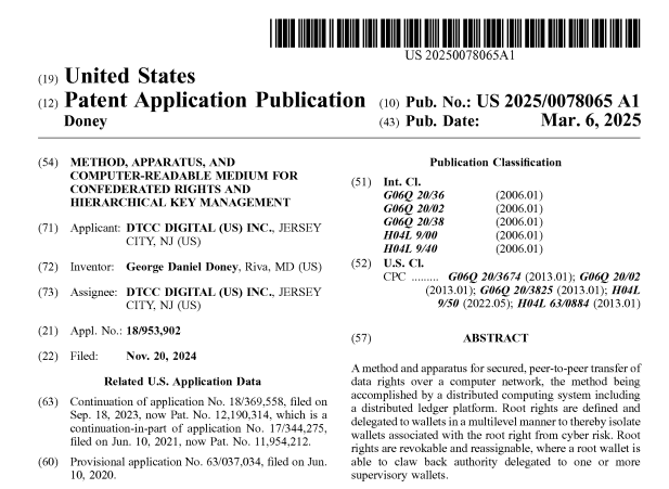 hypebeasteth's tweet photo. Changing my $XRP to $XLM is not a mistake

DTCC patents (US20250078162A1 &amp; US20250078065A1) support only XLM or only XRP , both or any compatible DLT like Canton Network $CC .

XRPL/XRP mention is meaningful,but doesn’t mean they must use it. Fact check it yourself. Documented📝 https://t.co/0YMVvM7YAe