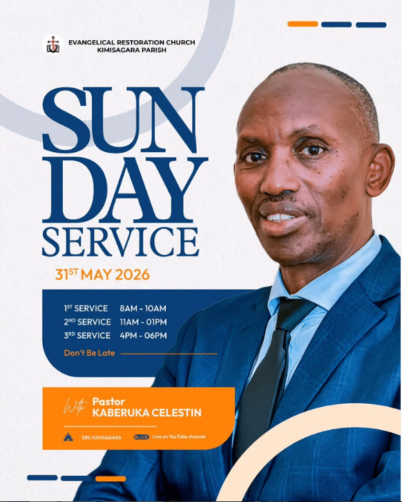 erckimisagara's tweet photo. ✨ SUNDAY SERVICE ✨

Join us this Sunday at ERC Kimisagara for worship, prayer, and the Word 🙏🏾🔥

🕗 8AM–10AM | 11AM–1PM | 4PM–6PM
📍 ERC Kimisagara Parish
👤 Pr. Celestin Kaberuka
Come expectant. Don’t miss it! 🙌🏾 https://t.co/W1KDRGu3YI