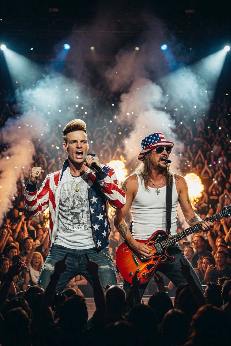 SurfMyLoft's tweet photo. @MattWalshBlog How about a Kid Rock &amp; Vanilla Ice duo concert?
Both love America &amp; their fans, I think it would be epic! https://t.co/6XvK36vv5O