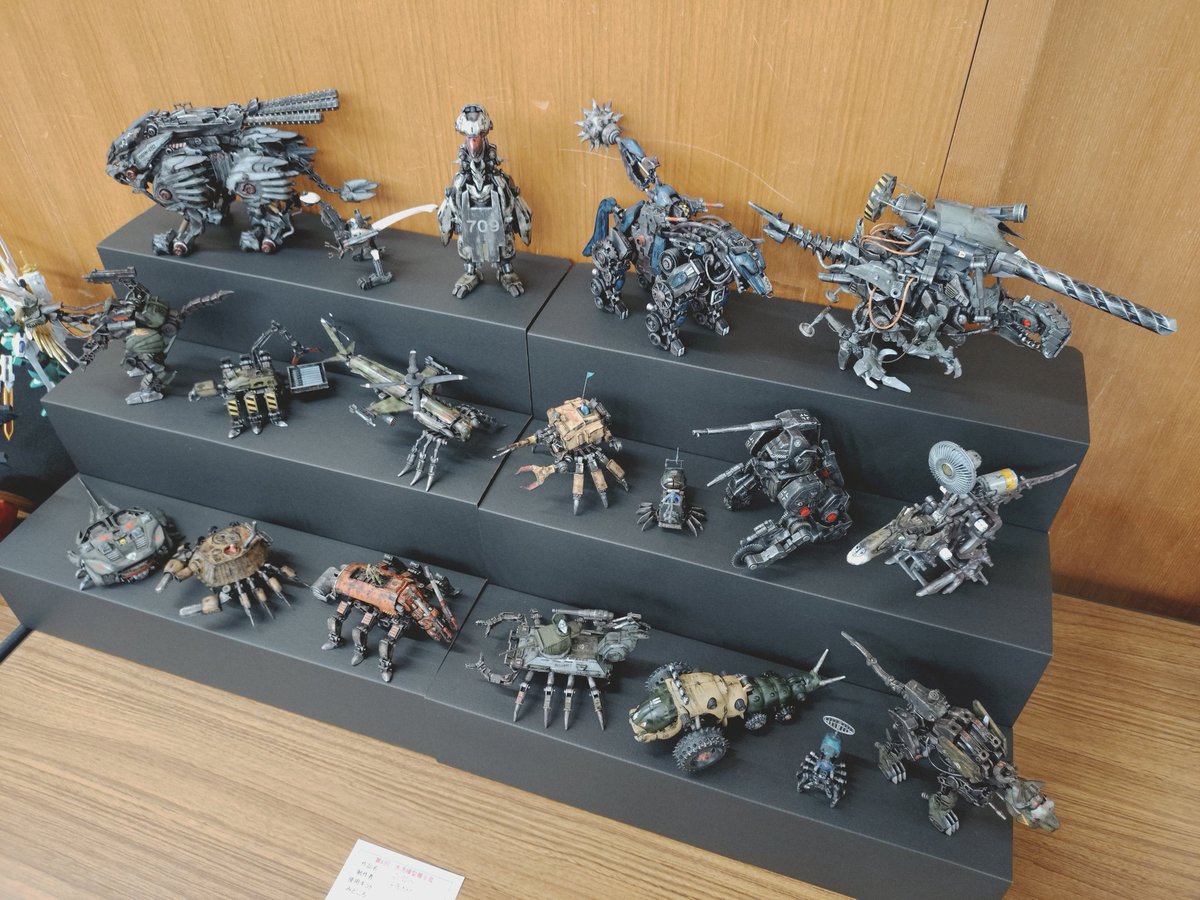 softcreamlight's tweet photo. 大洗でゾイドを展示してきました。 https://t.co/qa48NkF71g