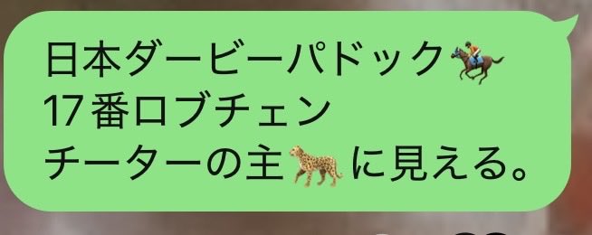 keibahappy1's tweet photo. 日本ダービー🐆
#IPPON競馬 https://t.co/vq3Fltw67f