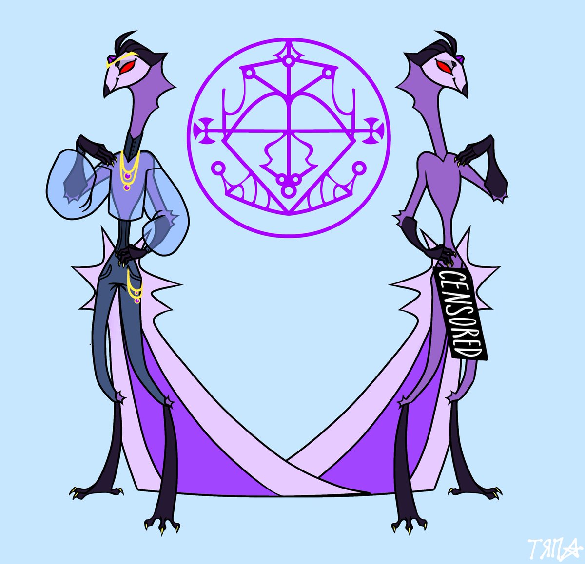 Amestus_'s tweet photo. @Napolilore My bird is Amestus.  OC from Helluva boss https://t.co/I8RYXVBZqi