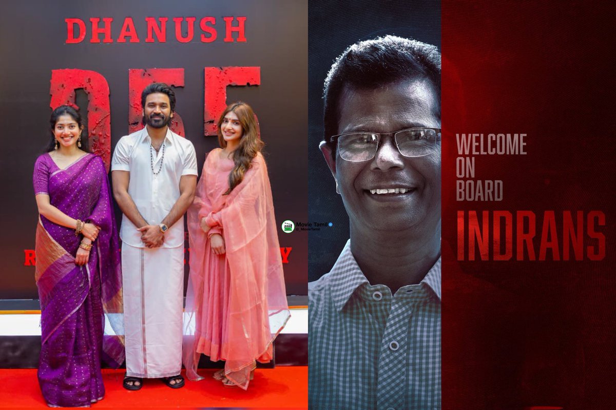 _MovieTamil's tweet photo. #Indran, who gained attention through #Karuppu starring #Suriya, recently revealed in an interview that he is also part of director Rajkumar Periasamy's #D55 project.
The film's shooting is currently underway in Chennai, where a massive forest-like set has been specially erected for the production.
#Dhanush