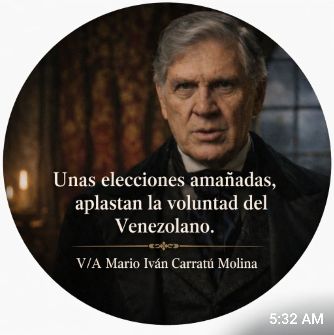 MiCarratu's tweet photo. Estimado @DanielGomezVE 
Gracias su respuesta, tengo la certeza y confianza que saldrán, pero los ciudadanos debemos "botar fuera de borda": mesianismos y egos abusivos, populismo degradante, fanatismo corrupto y #FraudeDelBuenismoCtiollo. (osea, cero conchupancia y padrinos)

Para dar, obligante y urgido, paso a la honestidad formada y con méritos.

- Ética de familia y capacidad estructurada para gobernar.

-No mas piratas, batracios y vividores.

-Fuera nepotismo, panas y celestinaje 

-Justicia implacable y oportuna.

Esto exige, además, desprendimiento total y absoluto del arrivismo y de los partidos mercachifles.

- Fuerzas Armadas como bien público, exclusivo  para la seguridad ciudadana y defensa nacional 

Gracias.
#DiosYPatria