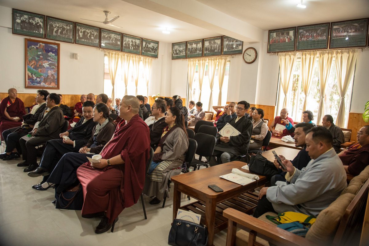 CTA_TibetdotNet's tweet photo. Members of the 18th Tibetan Parliament-in-Exile formally assumed office after taking their oath before Interim Speaker Dawa Tsering at the Parliament House in Gangchen Kyishong earlier today. Sikyong Penpa Tsering of the Central Tibetan Administration was in attendance at the oath-taking ceremony.  

https://t.co/b0HryZMxTr