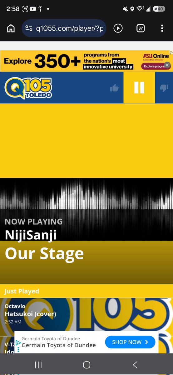 vtunefm's tweet photo. For our last entourage here comes Nijisanji with the song title Our Stage ❤️

A great way to inspire ✨️ 

#NijisanjiEN
#vtunefm https://t.co/SyZ5ym0vXp