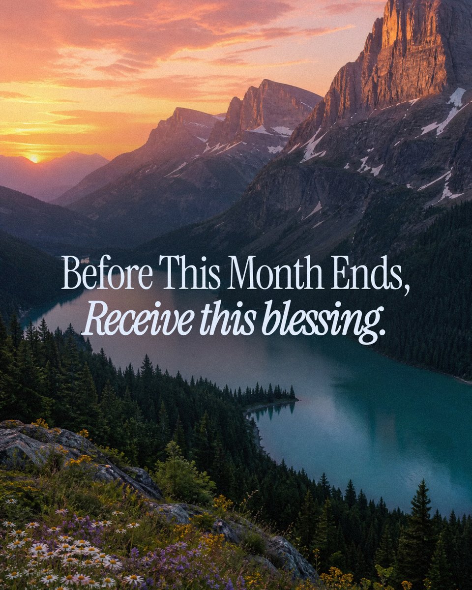 adventistchurch's tweet photo. As this month comes to a close, take a moment to thank God for carrying you through it.

Share this blessing with a friend and pray that God’s peace goes with them into the new month. https://t.co/K5BmWyoHe7