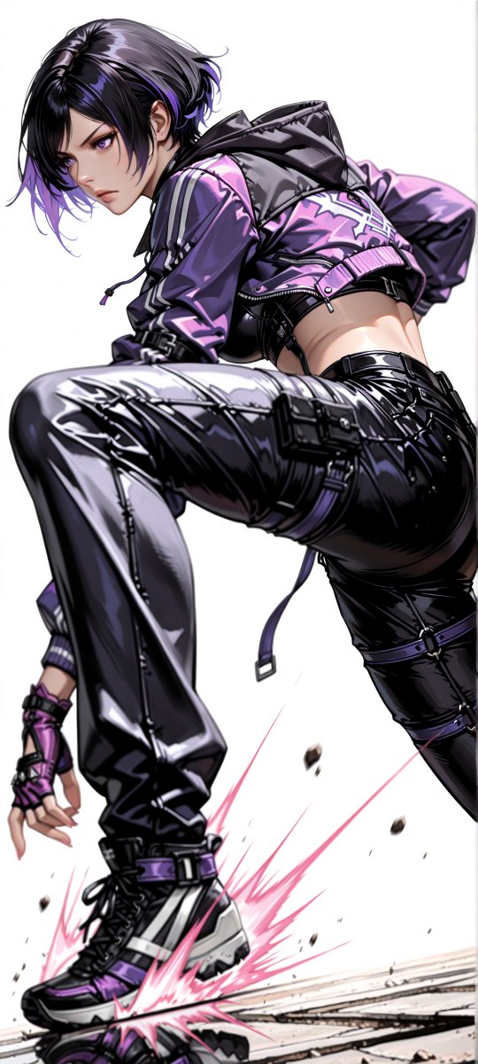 Reina — calm, calculating, and incredibly dangerous, carrying an