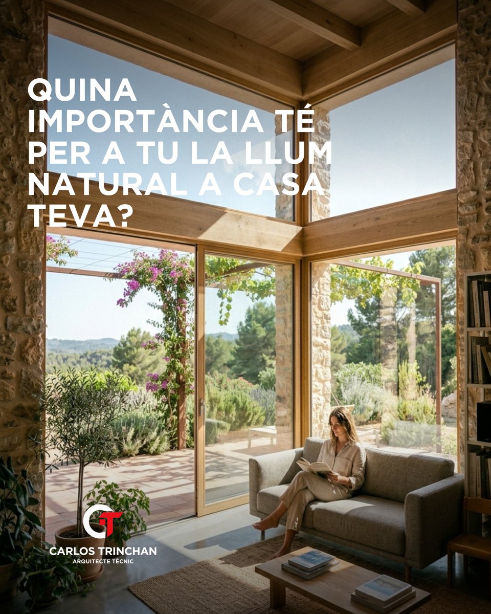 cartrinj's tweet photo. L'arquitectura no tracta només d'estructures, sinó de com la llum abraça l'espai.

Un bon disseny no hauria de dependre exclusivament de la tecnologia, sinó de saber capturar el sol per reduir el consum i potenciar el benestar. https://t.co/0HxuxOEx9F