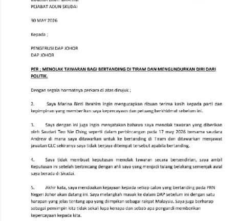 Jeff4Malaysia's tweet photo. Realisation.

That it wasn’t Marina Ibrahim who was tricked as a chess piece by DAP.

The entire peasantry that got disillusioned with the promise of “Malaysians’ Malaysia” should now wake up that they were done in and totally fooled by empty promises. https://t.co/nTfmlQpUcH