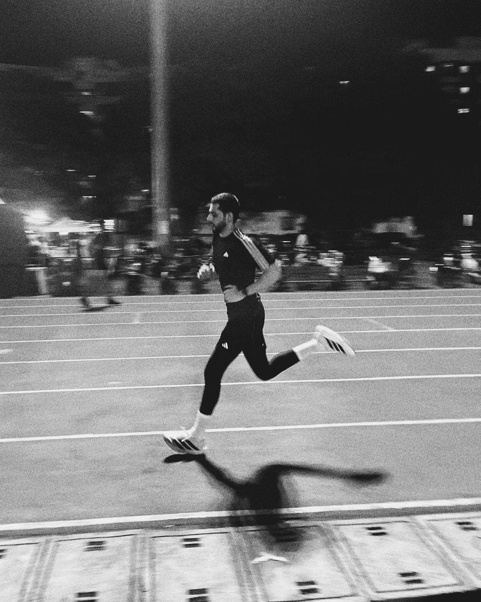thearjunjadeja's tweet photo. first time running on track https://t.co/G06YRZma0t