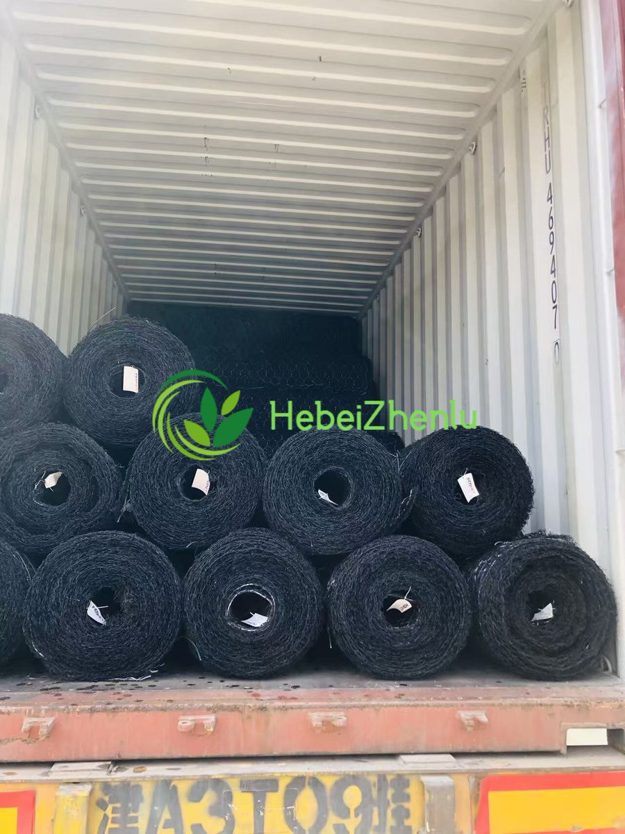 zhumaogabion's tweet photo. Transform slope &amp; riverbank protection with our durable ZhenLEM®-3D GeoMat! Engineered with hexagonal wire mesh and eco-friendly vegetation matrix, it stabilizes soil, prevents erosion, and promotes natural greening. Ideal for civil engineering and environmental projects.#MACMAT https://t.co/KyWGzqmYnw