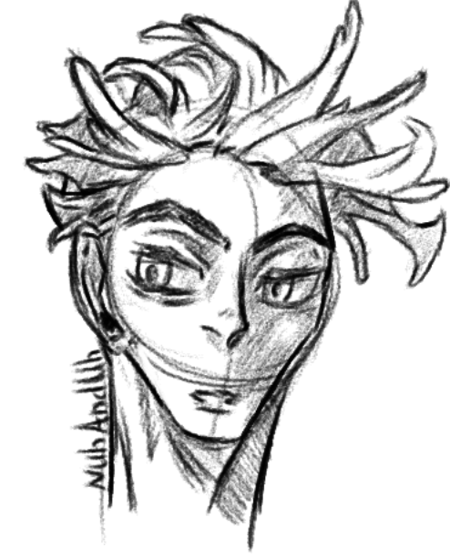 NuhAndUh's tweet photo. Tried to draw in #Gachiakuta style https://t.co/FK6q3DWpfX