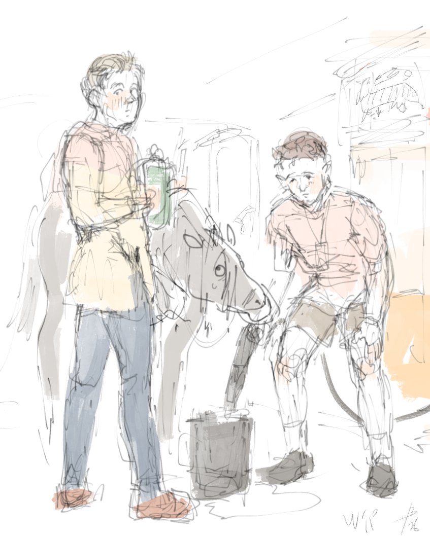 BP_In45's tweet photo. you thought I'm outa idea huh? I'm just tired anyway take this wip sketch of my modern au
#kcd #KingdomComeDeliverance #hanscapon #bp_kcd_au #henryofskalitz #hansry https://t.co/8fftwvSk1j