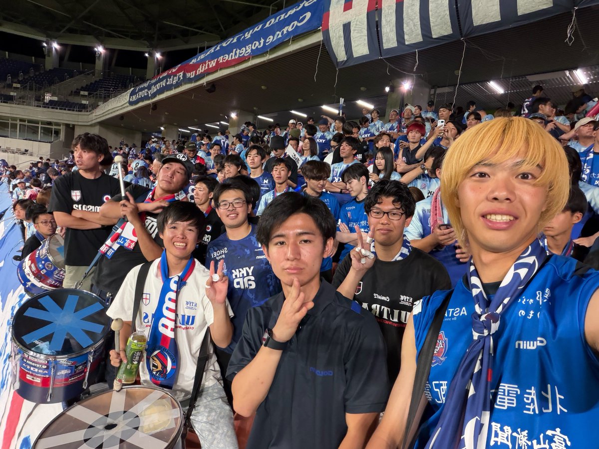kageoko's tweet photo. 5/30 PO順位決定戦第1戦 富山1-0 宮崎

古川のぶちこんだゴールでナイス勝利！

長野まで約4000人ものサポーターが来るまで人気になって来たのが一番嬉しい☺️

次節仙台に勝って優勝決めよう！

亀ちゃんは世代別の代表頑張ってきてください！

#カターレ富山 https://t.co/NZDjL2AApU