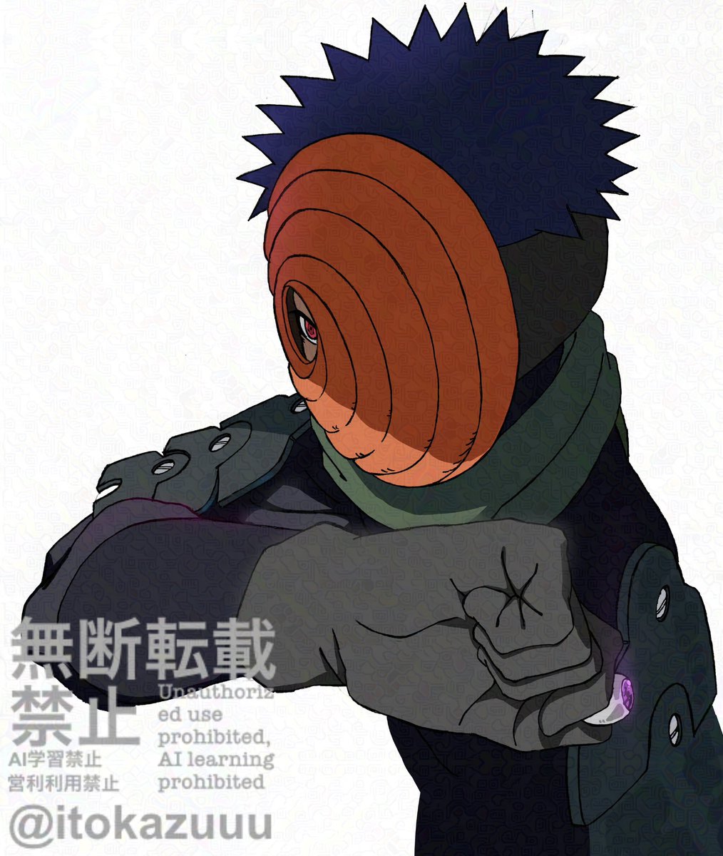 itokazuuu's tweet photo. トビ

『コレで...

　　僕も暁のメンバーに入れますかね？』

#NARUTO #イラスト ＃ファンアート https://t.co/4wyrZ5iDuG