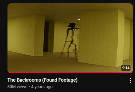 KaneHypeGuy's tweet photo. The original Backrooms Found Footage short film has reached 80 million views on YouTube following the release of the film. https://t.co/8SA5pm5jUf