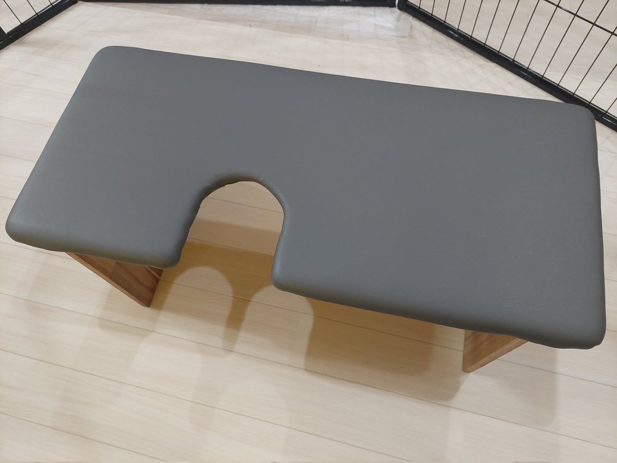 25g58's tweet photo. もうこれでヨシとする。70キロの私が座っても問題ないけど　暴れる10キロを載せてどうなるか… https://t.co/mnQsab7vcZ