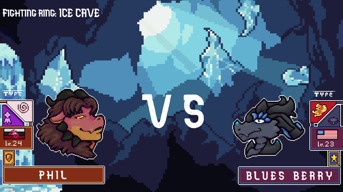 GreenSadPixel's tweet photo. -*Phil VS Blues Berry*-
If you'd like to support one of them, comment "Blues Berry" or "Phil" You can vote once per platform on each of the three platforms where the challenge will be posted: Twitter (@Greensadpixel) and Furaffin (Greensad Pixel)

wallpapers made by @hushjeb on X https://t.co/bO8NbwaLjL