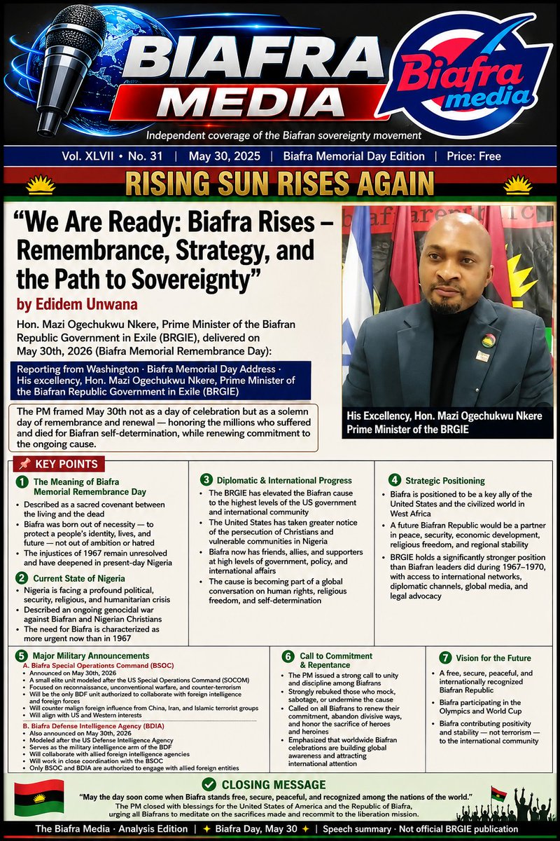 BIAFRA MEDIA / BRGIE NEWSLINE tweet media