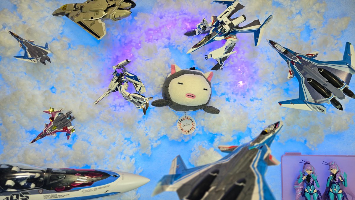 studio_eureka's tweet photo. #マクロスモデラーズ応募

タイトル『インメルマンダンスってとこかしら？そうね♬』
ハヤテのルンピカ♪☆歌マクロス エイプリルフール限定特別演出～バルキリーモード編～

4年連続美雲ちゃんでの応募(今回はワイプ出演)
#小清水亜美 賞
#JUNNA 賞
よろしくお願いします!! https://t.co/qfSRHhrNmr
